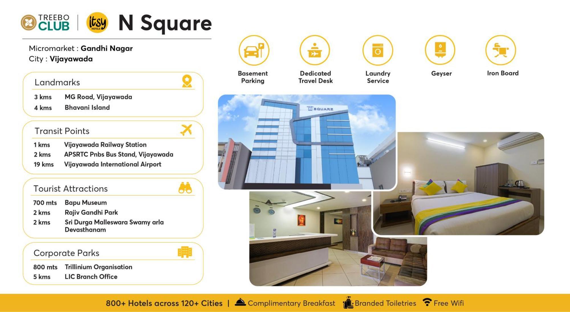 Itsy Hotels N Square Vijayawāda Eksteriør billede